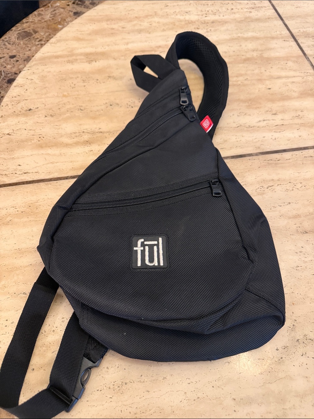 ful Black Sling Belt Bag for Men — Streamlined Everyday Carry